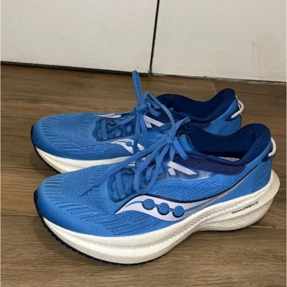 Saucony Bluelight Lace-Up Triumph 21 Athletic Sneaker Shoes Women’s Size 7.5